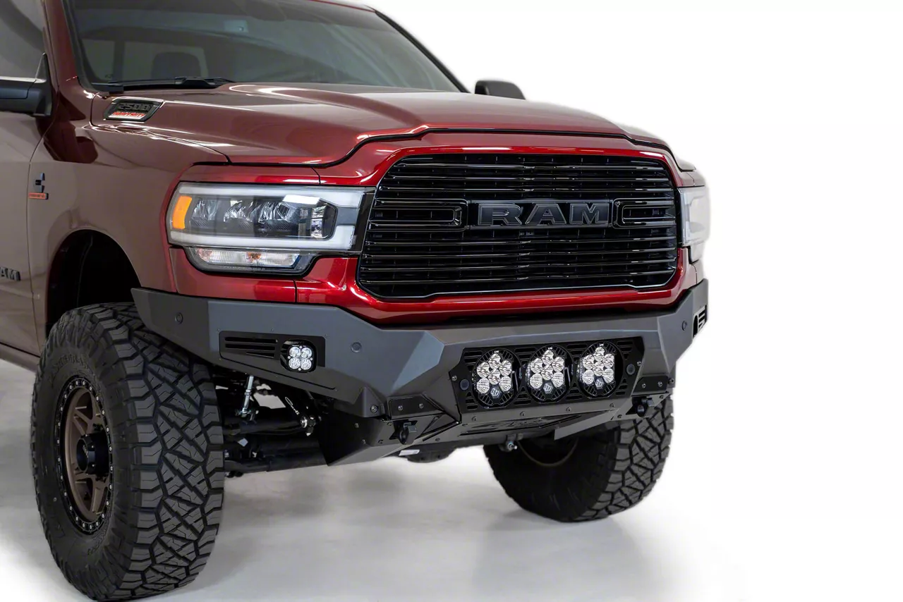 Addictive Desert Designs RAM 2500 Bomber Front Bumper for Baja Designs ...