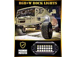 Adrenaline Offroad RGB+W ULTRA Rock Lights; 12-Pieces (Universal; Some Adaptation May Be Required)