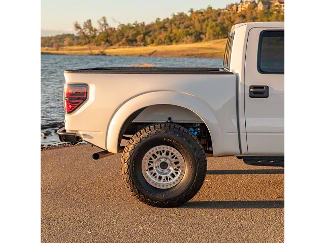 Advanced Fiberglass Concepts 2.50-Inch Flare/1-Inch Rise Bedsides; Unpainted (10-14 F-150 Raptor)