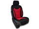 Aegis Cover Airmesh Easy Fit Wrap Low Back Bucket Seat Cover; Black/Red (11-25 RAM 1500 w/ Front Bench Seat)