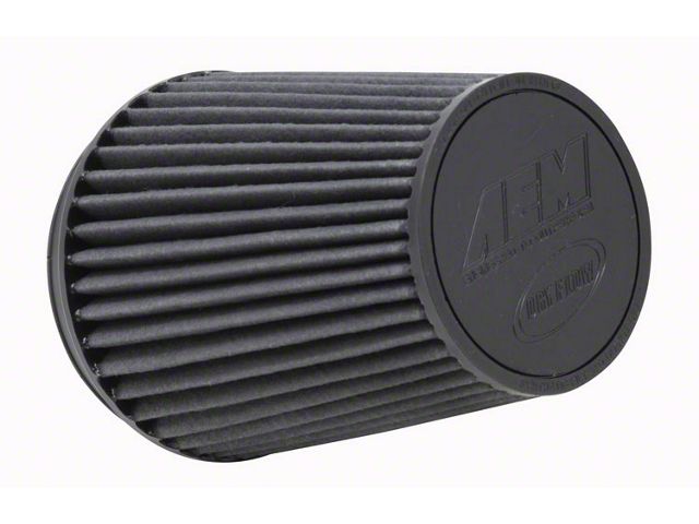 AEM Induction Brute Force DryFlow Air Filter; 6-Inch Inlet / 8.125-Inch Length (Universal; Some Adaptation May Be Required)