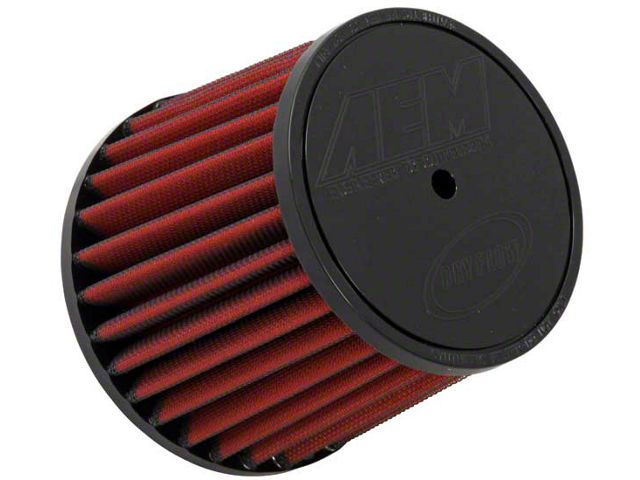 AEM Induction DryFlow Air Filter; 3-Inch Inlet / 5.125-Inch Length (Universal; Some Adaptation May Be Required)