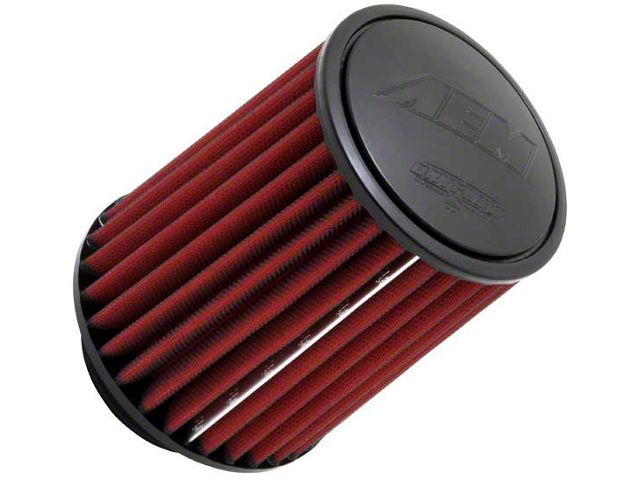 AEM Induction DryFlow Air Filter; 3.50-Inch Inlet / 7-Inch Length (Universal; Some Adaptation May Be Required)