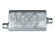 Street Series Street Flow 3 Chamber Aluminized Offset/Center Muffler; 2.50-Inch Inlet/2.50-Inch Outlet (Universal; Some Adaptation May Be Required)