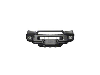 AEV Bison Front Bumper with Tube; Gunmetal Face (15-22 Colorado w/ Bison or Z71 Grille)