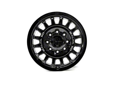 AEV Salta XD Gloss Black 8-Lug Wheel; 18x9; 18mm Offset (20-25 Silverado 3500 HD SRW)