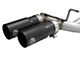 AFE Rebel Series 3 to 2.50-Inch Dual Exhaust System with Black Tips; Middle Side Exit (21-24 2.7L EcoBoost F-150)