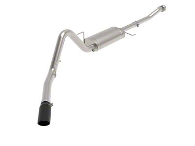 AFE Apollo GT Series 3-Inch Single Exhaust System with Black Tip; Side Exit (21-24 5.0L F-150, Excluding Tremor)