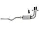 AFE Rebel Series 3 to 2.50-Inch Dual Exhaust System with Black Tips; Middle Side Exit (14-18 5.3L Sierra 1500)