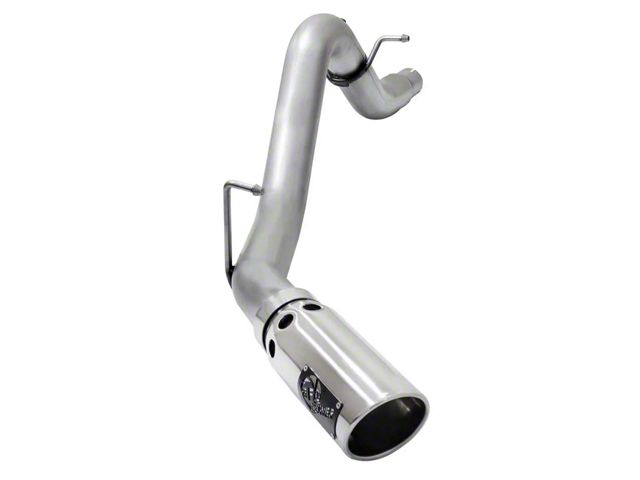 AFE ATLAS 3.50-Inch DPF-Back Single Exhaust System with Polished Tip; Side Exit (16-22 2.8L Duramax Canyon)