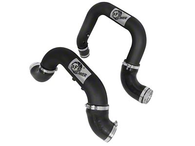 AFE BladeRunner 2.50-Inch and 3-Inch Hot and Cold Charge Pipe Kit; Black (16-22 2.8L Duramax Canyon)