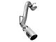 AFE Large Bore-HD 3.50-Inch DPF-Back Single Exhaust System with Polished Tip; Side Exit (16-22 2.8L Duramax Canyon)