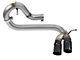 AFE Rebel Series 3-Inch DPF-Back Single Exhaust System with Black Tips; Middle Side Exit (16-22 2.8L Duramax Canyon)