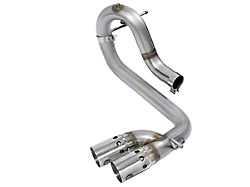 AFE Rebel Series 3-Inch DPF-Back Single Exhaust System with Polished Tips; Middle Side Exit (16-22 2.8L Duramax Canyon)