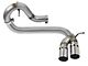 AFE Rebel Series 3-Inch DPF-Back Single Exhaust System with Polished Tips; Middle Side Exit (16-22 2.8L Duramax Canyon)