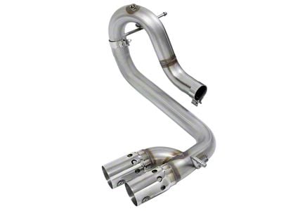 AFE Rebel Series 3-Inch DPF-Back Single Exhaust System with Polished Tips; Middle Side Exit (16-22 2.8L Duramax Colorado)