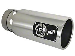 AFE SATURN 4S 304 Stainless Steel Intercooled Exhaust Tip; 5-Inch; Polished (Fits 4-Inch Tailpipe)