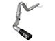 AFE Large Bore-HD 4-Inch DPF-Back Single Exhaust System with Black Tip; Side Exit (21-22 3.0L Powerstroke F-150)