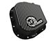 AFE Pro Series Rear Differential Cover with Machined Fins and 75w-90 Gear Oil; Black; Ford 9.75 Rear Axles (97-24 F-150, Excluding Lightning)