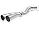 AFE Rebel Series 3.50-Inch DPF-Back Single Exhaust System with Brushed Tips; Middle Side Exit (18-20 3.0L Powerstroke F-150)