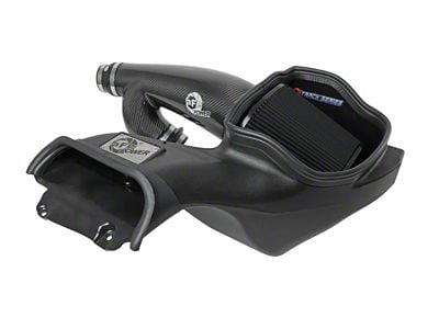 AFE Track Series Cold Air Intake with Pro 5R Oiled Filter; Carbon Fiber (17-25 3.5L EcoBoost F-150)