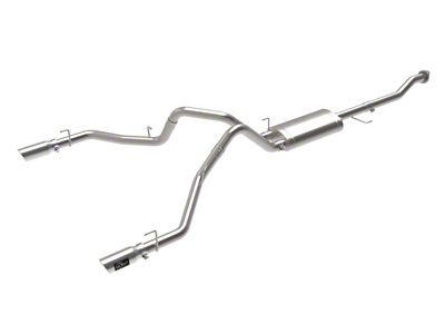 AFE Vulcan Series 3-Inch Dual Exhaust System with Polished Tips; Rear Exit (15-20 5.0L F-150)