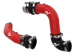 AFE BladeRunner 3-Inch Hot and Cold Charge Pipe Kit; Red (23-25 6.7L Standard Output Powerstroke F-250 Super Duty)