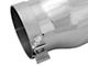 AFE MACH Force-XP 304 Stainless Steel Exhaust Tip; 7-Inch; Polished; Driver Side (Fits 5-Inch Tailpipe)