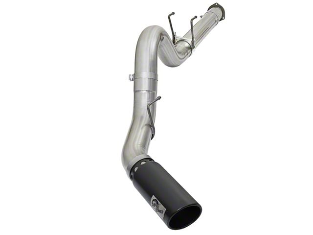 AFE ATLAS 5-Inch DPF-Back Single Exhaust System with Black Tip; Side Exit (17-22 6.7L Powerstroke F-350 Super Duty)