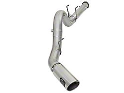 AFE ATLAS 5-Inch DPF-Back Single Exhaust System with Polished Tip; Side Exit (17-22 6.7L Powerstroke F-350 Super Duty)