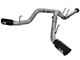 AFE Large Bore-HD 4-Inch DPF-Back Dual Exhaust System with Black Tips; Side Exit (11-14 6.7L Powerstroke F-350 Super Duty)