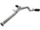 AFE Large Bore-HD 4-Inch DPF-Back Dual Exhaust System with Black Tips; Side Exit (11-14 6.7L Powerstroke F-350 Super Duty)