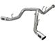 AFE Large Bore-HD 4-Inch DPF-Back Dual Exhaust System with Polished Tips; Side Exit (17-22 6.7L Powerstroke F-350 Super Duty)