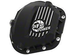 AFE Pro Series Front Differential Cover with Machined Fins; Black; Dana 50/60/61 (11-16 F-350 Super Duty)