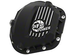 AFE Pro Series Front Differential Cover with Machined Fins; Black; Dana 60 (17-22 F-350 Super Duty)