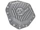 AFE Street Series Transmission Pan with Machined Fins; Raw; Dana M275-14 (17-22 6.7L Powerstroke F-350 Super Duty SRW)