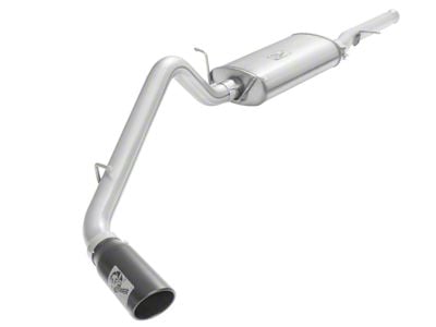 AFE MACH Force-XP 3-Inch Single Exhaust System with Black Tip; Side Exit (14-18 4.3L Sierra 1500)