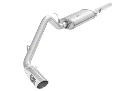 AFE MACH Force-XP 3-Inch Single Exhaust System with Polished Tip; Side Exit (14-18 5.3L Sierra 1500)