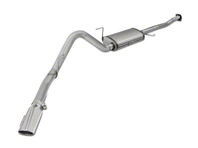 AFE MACH Force-XP 3 to 3.50-Inch Single Exhaust System with Polished Tip; Side Exit (15-20 5.0L F-150)