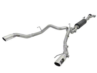 AFE MACH Force-XP Dual Exhaust System with Polished Tips; Rear Exit (17-20 F-150 Raptor)