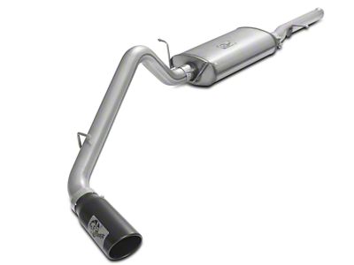 AFE MACH Force-XP 3-Inch Single Exhaust System with Black Tip; Side Exit (09-13 4.8L Sierra 1500)