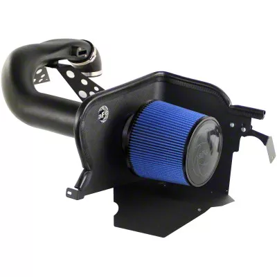 AFE Magnum FORCE Stage-2 Cold Air Intake with Pro 5R Oiled Filter; Black (04-08 5.4L F-150)