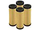 AFE Pro GUARD HD Oil Filter; Set of Four (15-17 2.7L EcoBoost F-150)