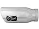 AFE MACH Force-XP 304 Stainless Steel Exhaust Tip; 7-Inch; Polished; Driver Side (Fits 5-Inch Tailpipe)