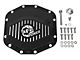 AFE Pro Series Rear Differential Cover with Machined Fins and 75w-90 Gear Oil; Black; Dana M250 Rear Axles (21-24 RAM 1500 TRX)