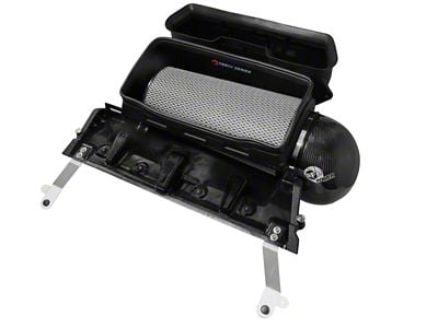 AFE Track Series Cold Air Intake with Pro DRY S Filter; Carbon Fiber (21-24 RAM 1500 TRX)