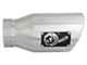 AFE MACH Force-XP 304 Stainless Steel Exhaust Tip; 6-Inch; Polished; Passenger Side (Fits 4-Inch Tailpipe)