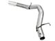 AFE Large Bore-HD 5-Inch Single Exhaust System with Polished Tip; Side Exit (13-18 6.7L RAM 2500)