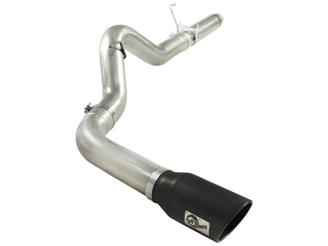 AFE ATLAS 5-Inch DPF-Back Single Exhaust System with Black Tip; Side Exit (07-12 6.7L RAM 3500)