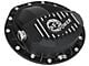 AFE Pro Series Front Differential Cover with Machined Fins and 75w-90 Gear Oil; Black; AAM 9.25/14 (03-12 RAM 3500)